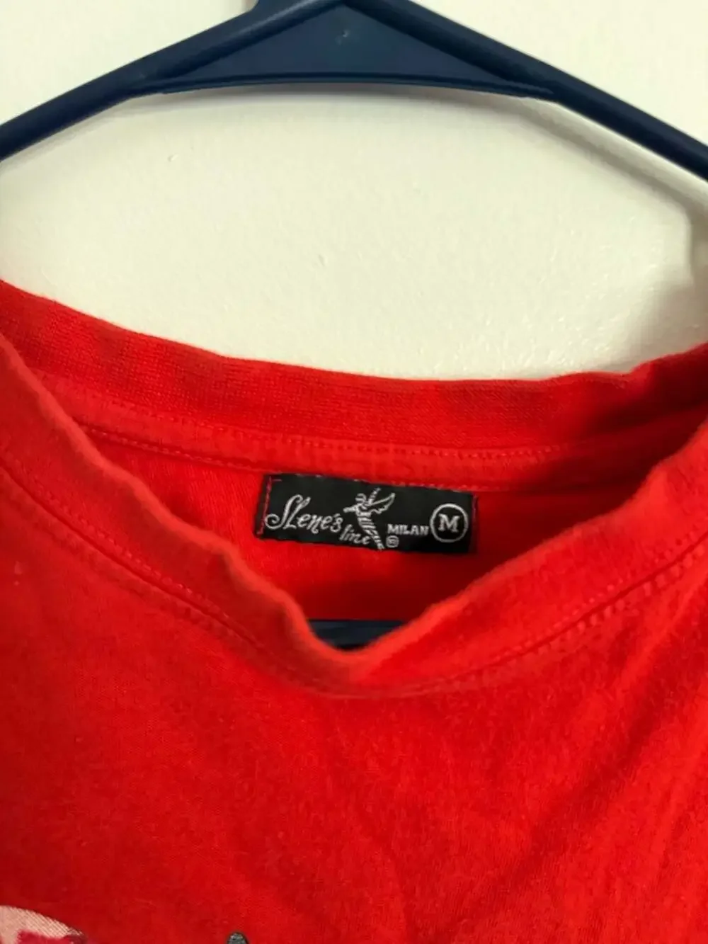 Slene's Line España Red Graphic T-Shirt with Flag and Bull